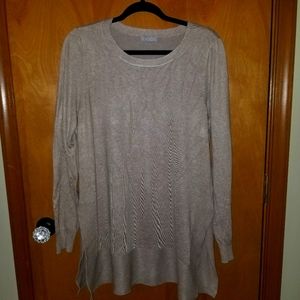 EVOLUTION BY CYRUS Side Slit Sweater X-Large